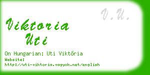 viktoria uti business card